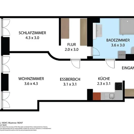 Apartmán Alte Seefahrtschule - Zwei Wasser App 11 