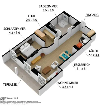 Apartment Alte Seefahrtschule - Zwei Wasser App 11 